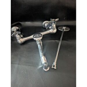 American Standard VB-1 Wall Mount Service Sink Faucet Chrome Utility Industrial